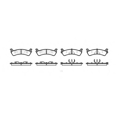 Photo Brake Pad Set, disc brake ROADHOUSE 261712