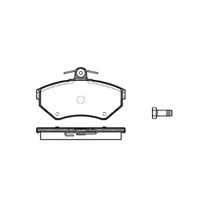 Photo Brake Pad Set, disc brake ROADHOUSE 263100