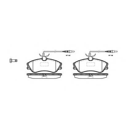 Photo Brake Pad Set, disc brake ROADHOUSE 263404