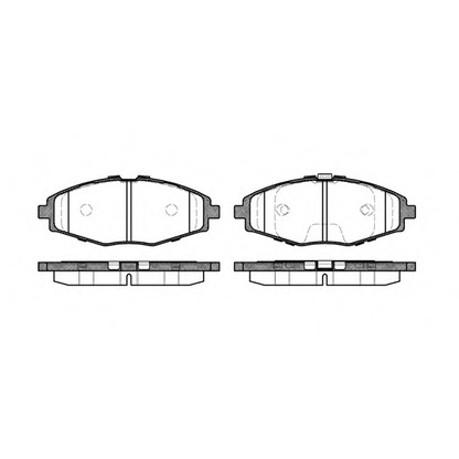 Photo Brake Pad Set, disc brake ROADHOUSE 269600