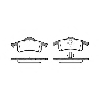 Photo Brake Pad Set, disc brake ROADHOUSE 275800