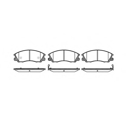 Photo Brake Pad Set, disc brake ROADHOUSE 277132