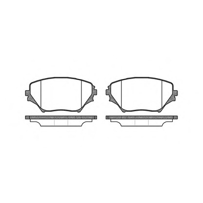 Photo Brake Pad Set, disc brake ROADHOUSE 281300