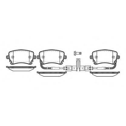 Photo Brake Pad Set, disc brake ROADHOUSE 289702