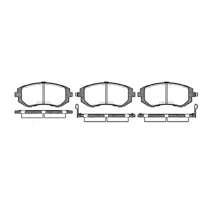 Photo Brake Pad Set, disc brake ROADHOUSE 295102