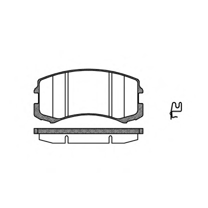 Photo Brake Pad Set, disc brake ROADHOUSE 296501