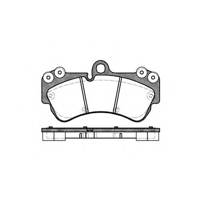 Photo Brake Pad Set, disc brake ROADHOUSE 299400