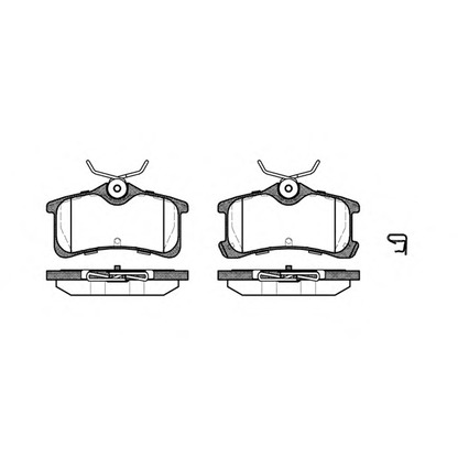 Photo Brake Pad Set, disc brake ROADHOUSE 2105002