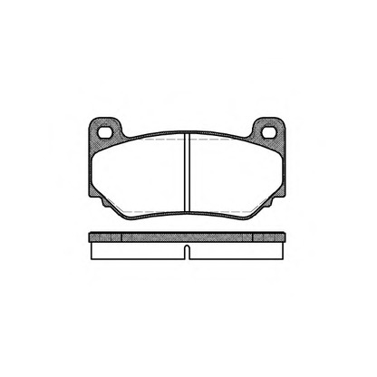 Photo Brake Pad Set, disc brake ROADHOUSE 2105700