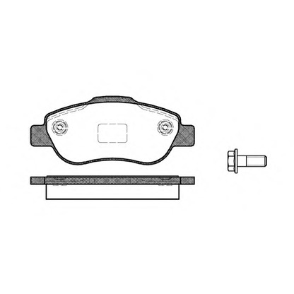 Photo Brake Pad Set, disc brake ROADHOUSE 2110000