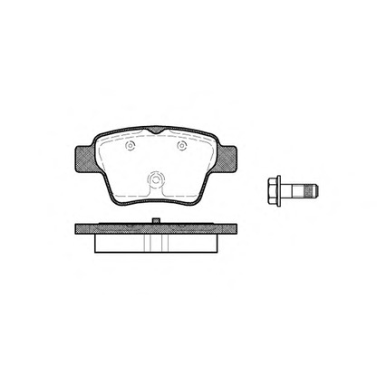 Photo Kit de plaquettes de frein, frein à disque ROADHOUSE 2113800