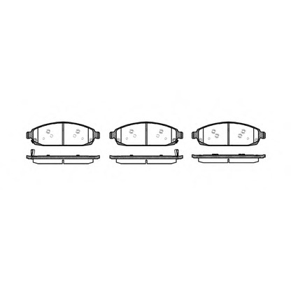 Photo Brake Pad Set, disc brake ROADHOUSE 2117302