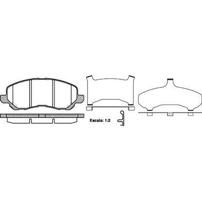 Photo Brake Pad Set, disc brake ROADHOUSE 280431