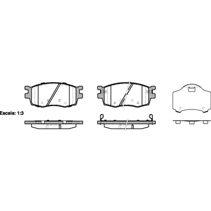 Photo Brake Pad Set, disc brake ROADHOUSE 2120802