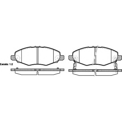 Photo Brake Pad Set, disc brake ROADHOUSE 2123502