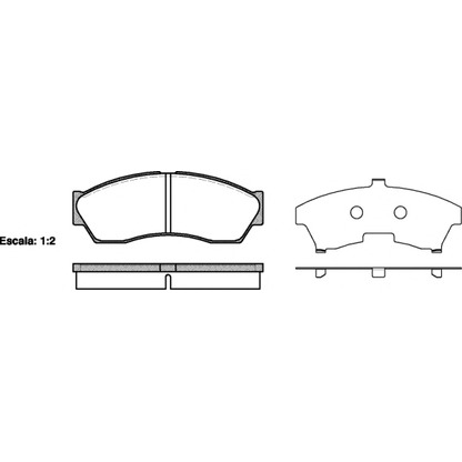 Photo Brake Pad Set, disc brake ROADHOUSE 2125300