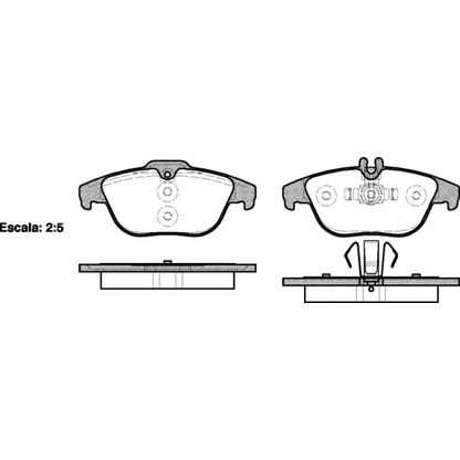 Photo Brake Pad Set, disc brake ROADHOUSE 2130500