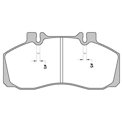 Photo Brake Pad Set, disc brake ROADHOUSE JSX224520