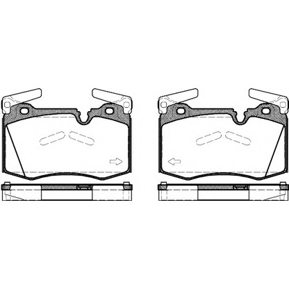 Photo Brake Pad Set, disc brake ROADHOUSE 2137400