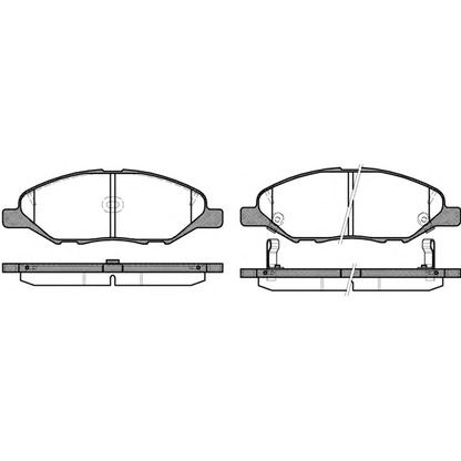 Photo Brake Pad Set, disc brake ROADHOUSE 2129302