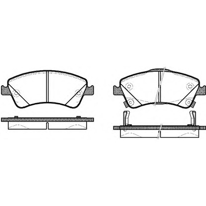 Photo Brake Pad Set, disc brake ROADHOUSE 2134102