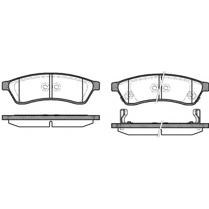 Photo Brake Pad Set, disc brake ROADHOUSE 2134902