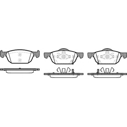 Photo Brake Pad Set, disc brake ROADHOUSE 2138402