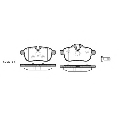 Photo Brake Pad Set, disc brake ROADHOUSE 2141700