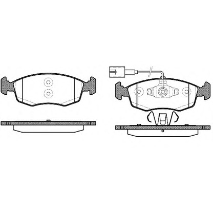 Photo Brake Pad Set, disc brake ROADHOUSE 217252