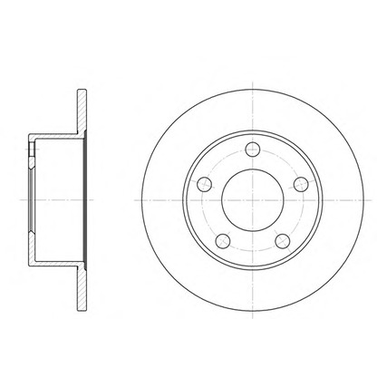 Photo Brake Disc ROADHOUSE 612300