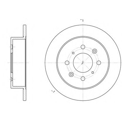 Photo Brake Disc ROADHOUSE 652100