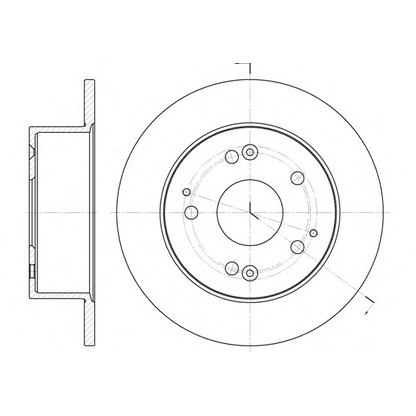 Photo Brake Disc ROADHOUSE 687500