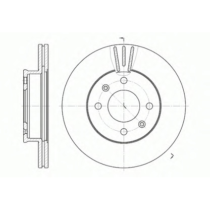 Photo Brake Disc ROADHOUSE 695810