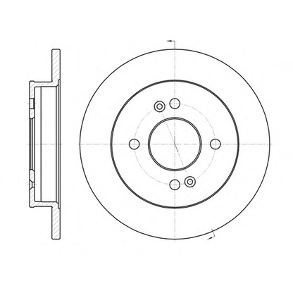 Photo Brake Disc ROADHOUSE 699100