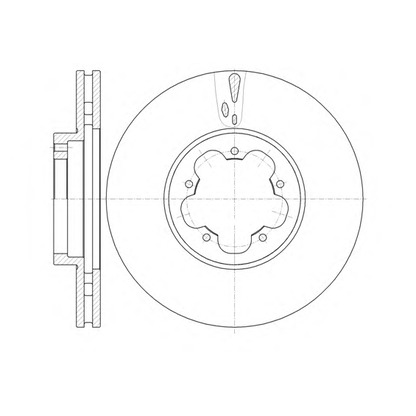 Photo Brake Disc ROADHOUSE 6102210