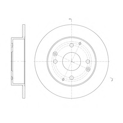 Photo Brake Disc ROADHOUSE 6115600