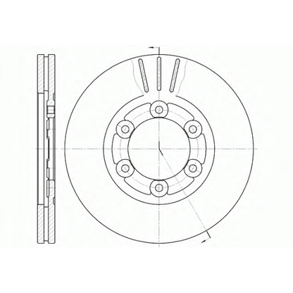 Photo Brake Disc ROADHOUSE 6116410