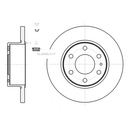 Photo Brake Disc ROADHOUSE 6127400