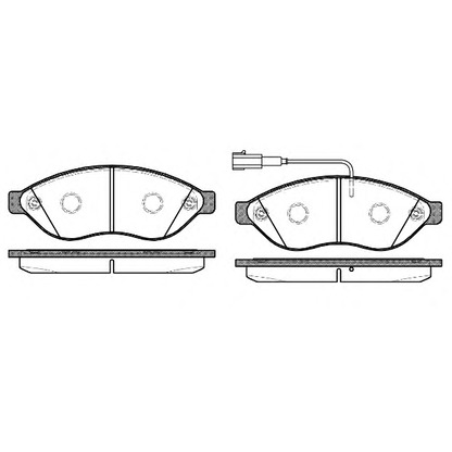 Photo Brake Pad Set, disc brake ROADHOUSE 2123712