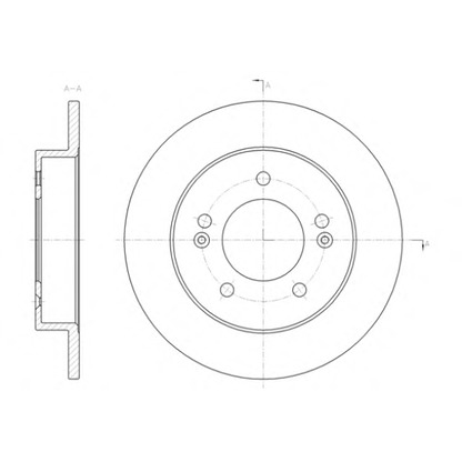 Photo Brake Disc ROADHOUSE 6143200