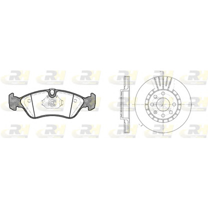 Photo Brake Pad Set, disc brake ROADHOUSE 828601