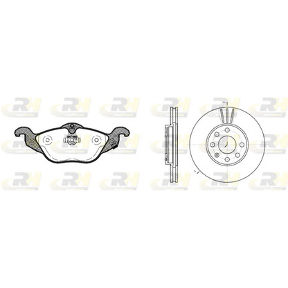 Photo Brake Pad Set, disc brake ROADHOUSE 868400