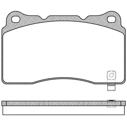 Photo Kit de plaquettes de frein, frein à disque ROADHOUSE 266604