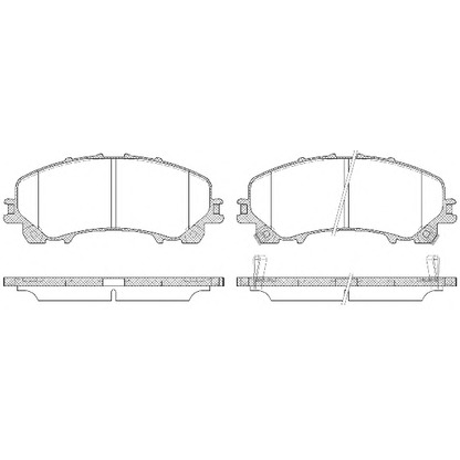 Photo Brake Pad Set, disc brake ROADHOUSE 2140712