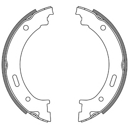 Photo Brake Shoe Set ROADHOUSE 426200