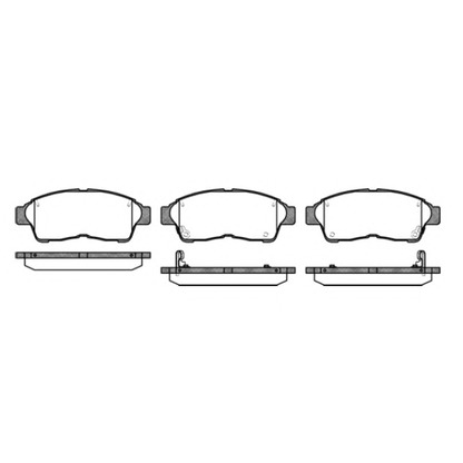 Photo Brake Pad Set, disc brake ROADHOUSE 240202