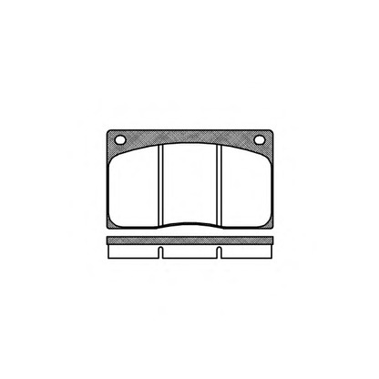 Photo Kit de plaquettes de frein, frein à disque REMSA 004400