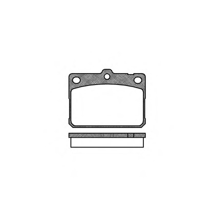 Photo Brake Pad Set, disc brake REMSA 007930