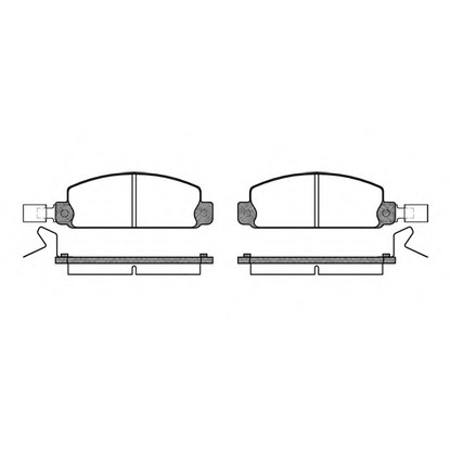 Photo Brake Pad Set, disc brake REMSA 009724