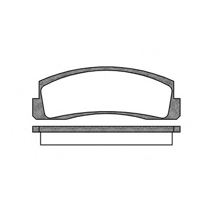 Photo Brake Pad Set, disc brake REMSA 010300